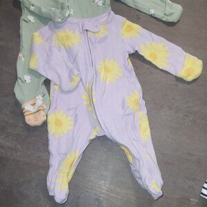 Lot of 2 : Infant Floral Sleepwear